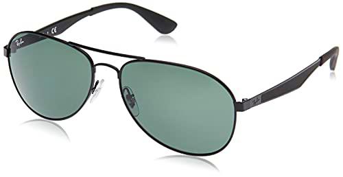 Ray-Ban RB 3549 Gafas de Sol, Matte Black, 61 para Hombre