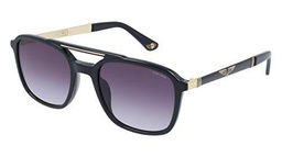 Police Origins 27 Gafas, Negro Brillante, 55 Unisex Adulto