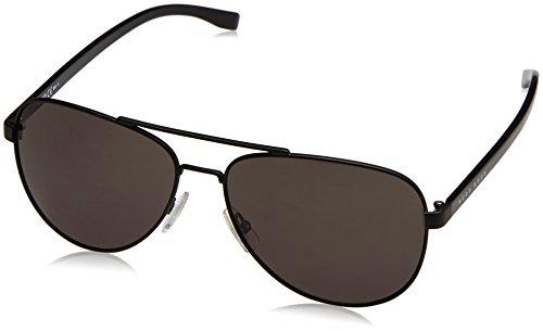 BOSS 0761/S NR 10G Gafas de Sol, Negro (Mtblk Black/BRW Grey)