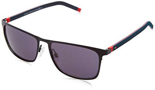 Tommy Hilfiger TH 1716/S Gafas de Sol, MTBLUERED, 57 para Hombre