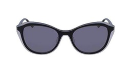 DKNY DK508S Gafas de Sol, Grey/Black, Taille Unique para Mujer