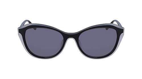 DKNY DK508S Gafas de Sol, Grey/Black, Taille Unique para Mujer