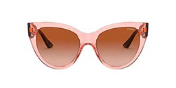 Vogue 0VO5339S Gafas, Transparent Dark Pink, 57 para Mujer