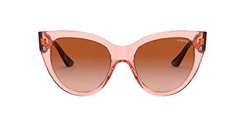 Vogue 0VO5339S Gafas, Transparent Dark Pink, 57 para Mujer