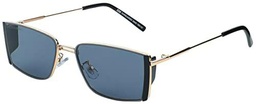 Urban Classics Gafas de Sol Ohio, Negro/Dorado, Talla única Unisex Adulto