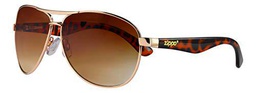 Zippo Sunglasses UV400 Gafas de Sol, Hombre, Dorado y marrón