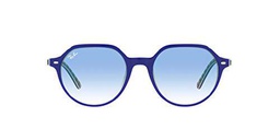 Ray-Ban 0RB2195 Gafas, Blue ON Vichy Blue/White, 51 Unisex Adulto