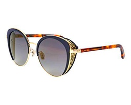 Jimmy Choo Gabby/F/S G4 Gafas, Black Gold/GY Grey, 56 Mujeres