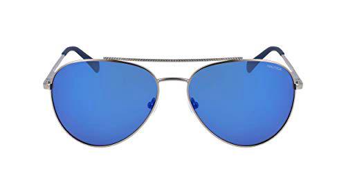 Nautica N4647SP Gafas, Matte Gunmetal/Blue Mirror, Taille Unique para Hombre