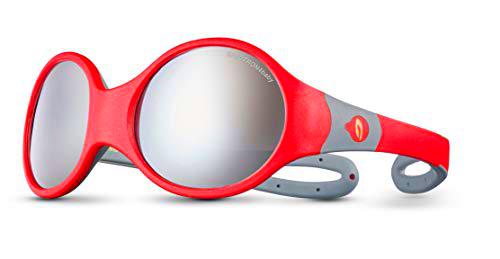 Julbo Loop L Gafas de Sol, Rojo/Gris, Talla única Unisex Adulto