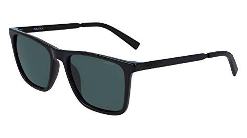 Nautica N3646SP gafas de sol, negro, 5518 para Hombre