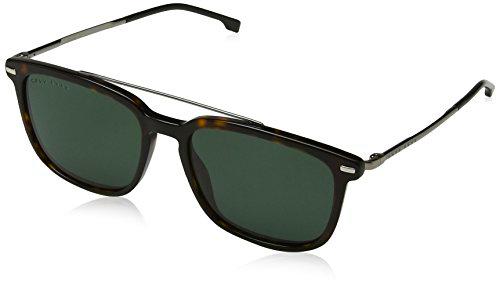 BOSS Hugo 0930/S QT 086 55 Gafas de Sol, Marrón (Dark Havana/Gn Green), Hombre