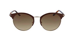 Calvin Klein 38084 Gafas de Sol, Dark Brown, Talla única para Mujer