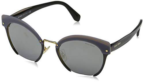 Miu Miu 0MU53TS 1AB7W1 53 Gafas de Sol, Negro (Black/Grey Silver), Mujer