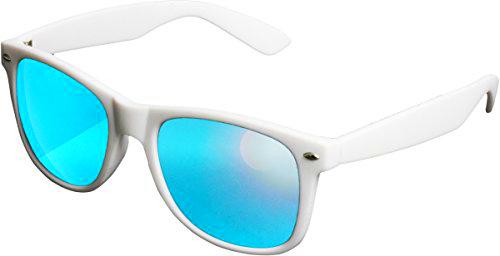 MSTRDS Likoma Mirror Gafas, Blanco (White/Blue 4444)