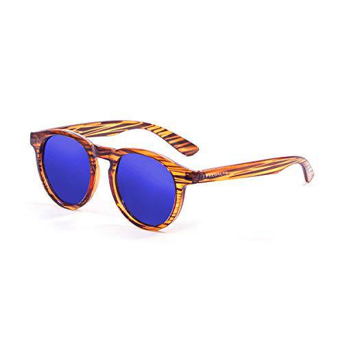 Paloalto Sunglasses Newport Gafas de Sol Unisex, Stripped Brown