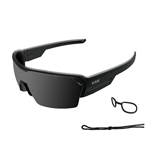 Ocean Sunglasses 3800.1 X Gafas de Sol Unisex, Negro