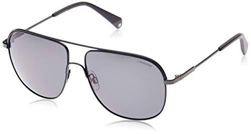 Polaroid PLD 2055/S M9 003 59 Gafas de Sol, Negro (Matt Black/Grey Grey), Hombre