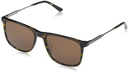 Calvin Klein CK20711S Gafas de Sol, Shiny Dark Tortoise/Solid Warm Smoke