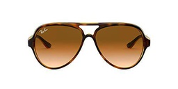 Ray-Ban - Gafas de sol Aviador Cats 5000, Brown (710/51 Light Havana)