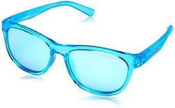 Tifosi Swank Gafas de una sola lente - Crystal Sky Blue/Smoke Bright Blue