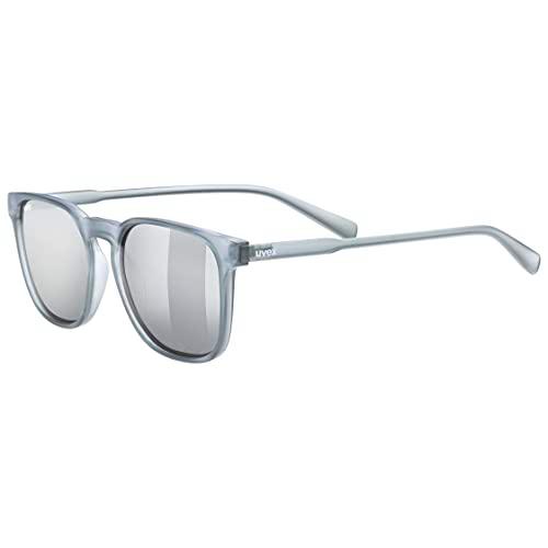 Uvex lgl 49 P Gafas de Sol, Adultos Unisex, Smoke Mat/Silver, One Size