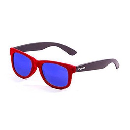 Ocean Sunglasses Beach Gafas de Sol, Unisex, Rojo (Rojo Velvet/Patillas Negras/Azul revo)