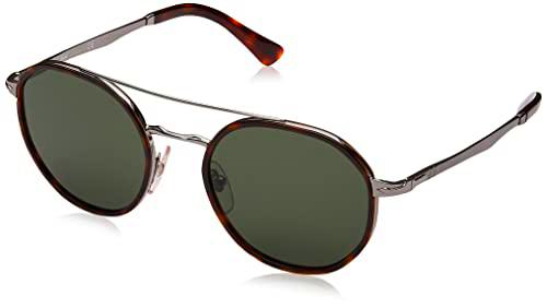 Persol 0PO2456S Gafas de sol, Wrap, 53, Gunmetal