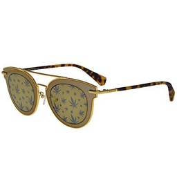 Police SPL553 Gafas de sol, doradas, calibre para mujer